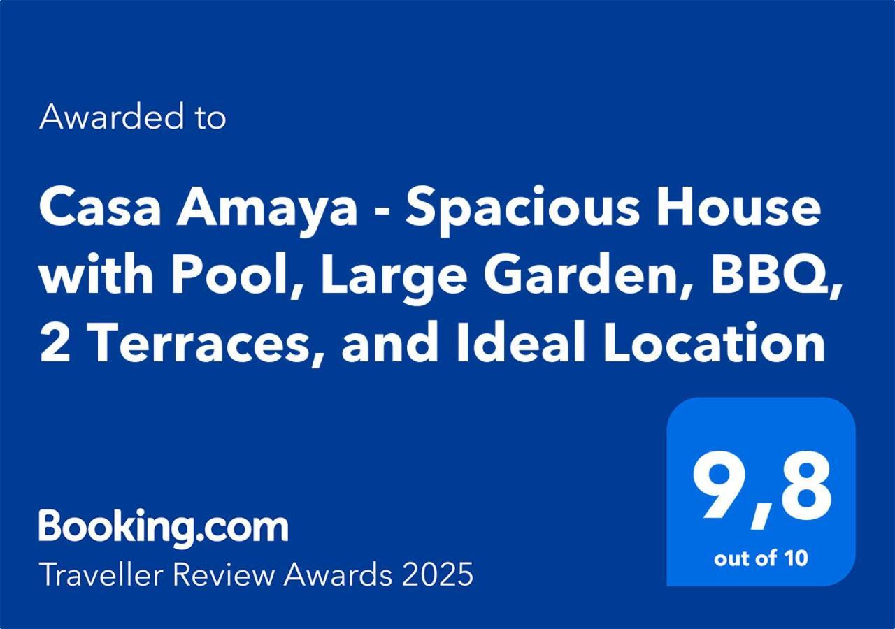 Casa Amaya - Spacious House With Pool, Large Garden, Bbq, 2 Terraces, And Ideal Location El Charco  Exterior foto